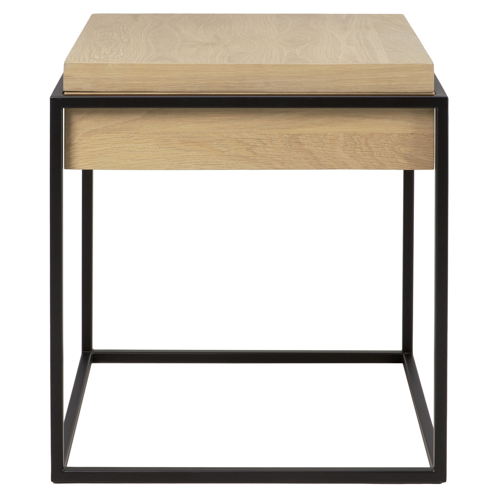 Monolit Side Table Oak Black 1 | Rouse Home