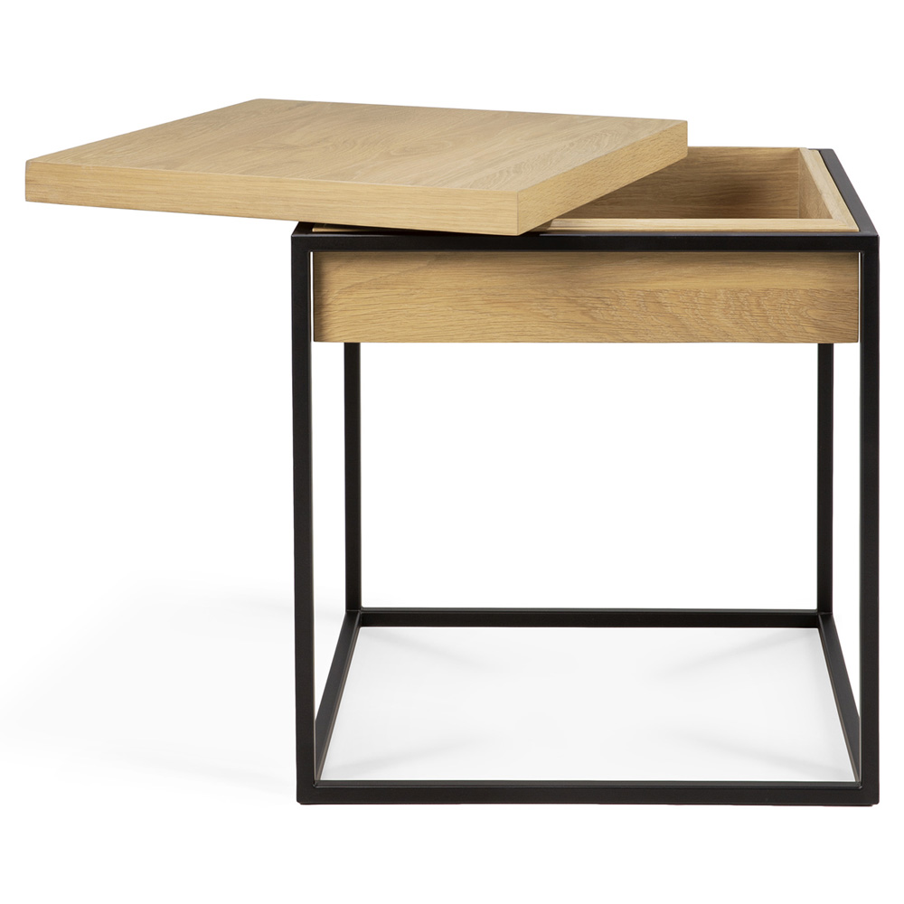 Monolit Side Table Oak Black 6 | Rouse Home