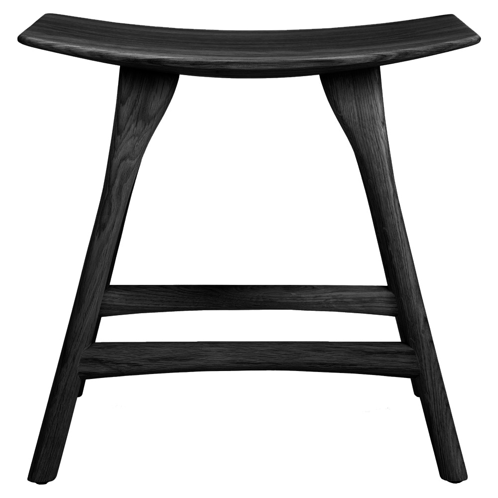 Osso Stool - Black Oak