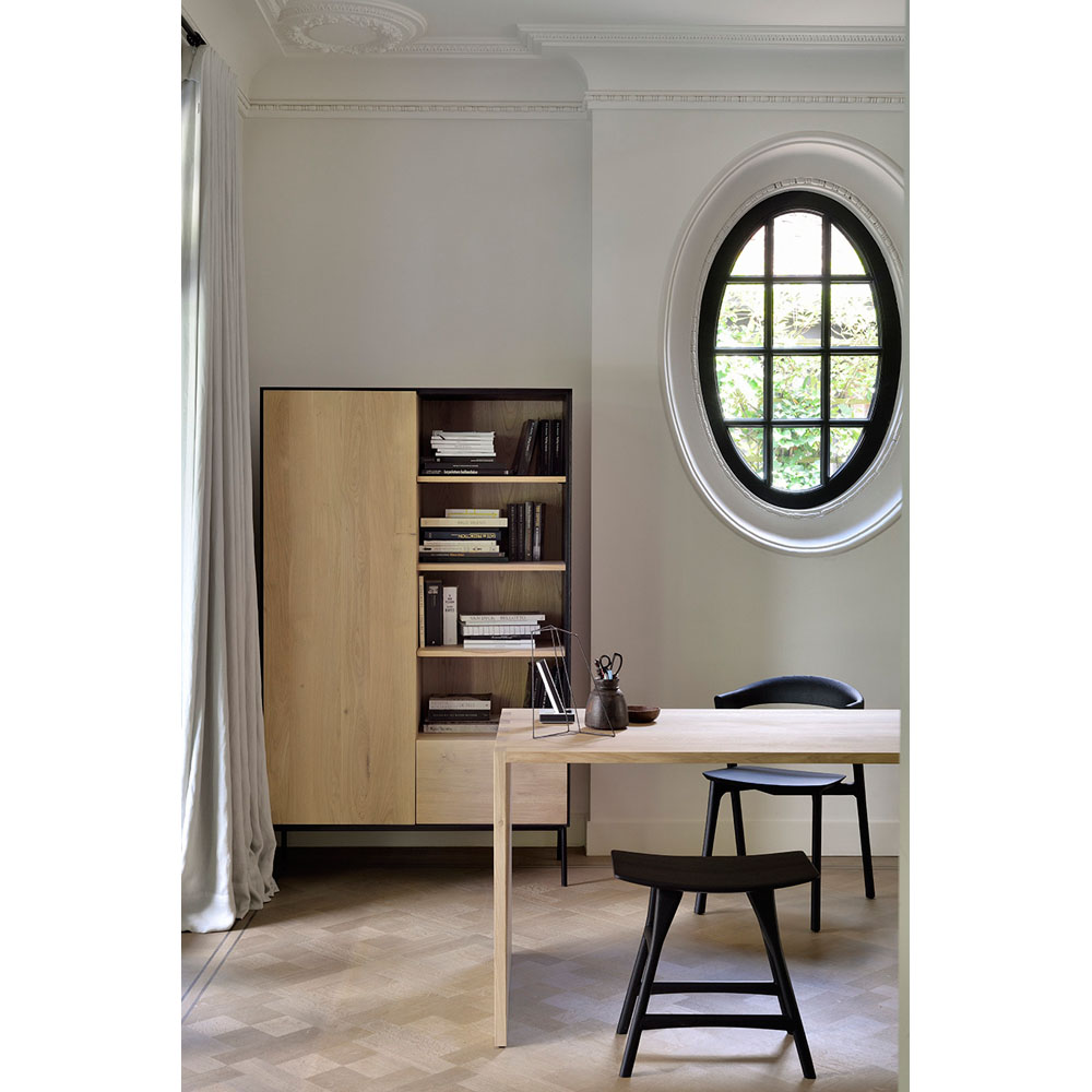Osso Stool - Black Oak