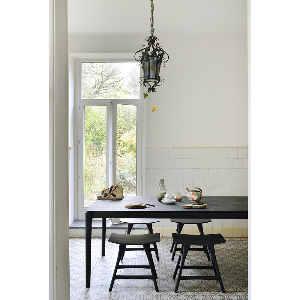 Osso Stool - Black Oak