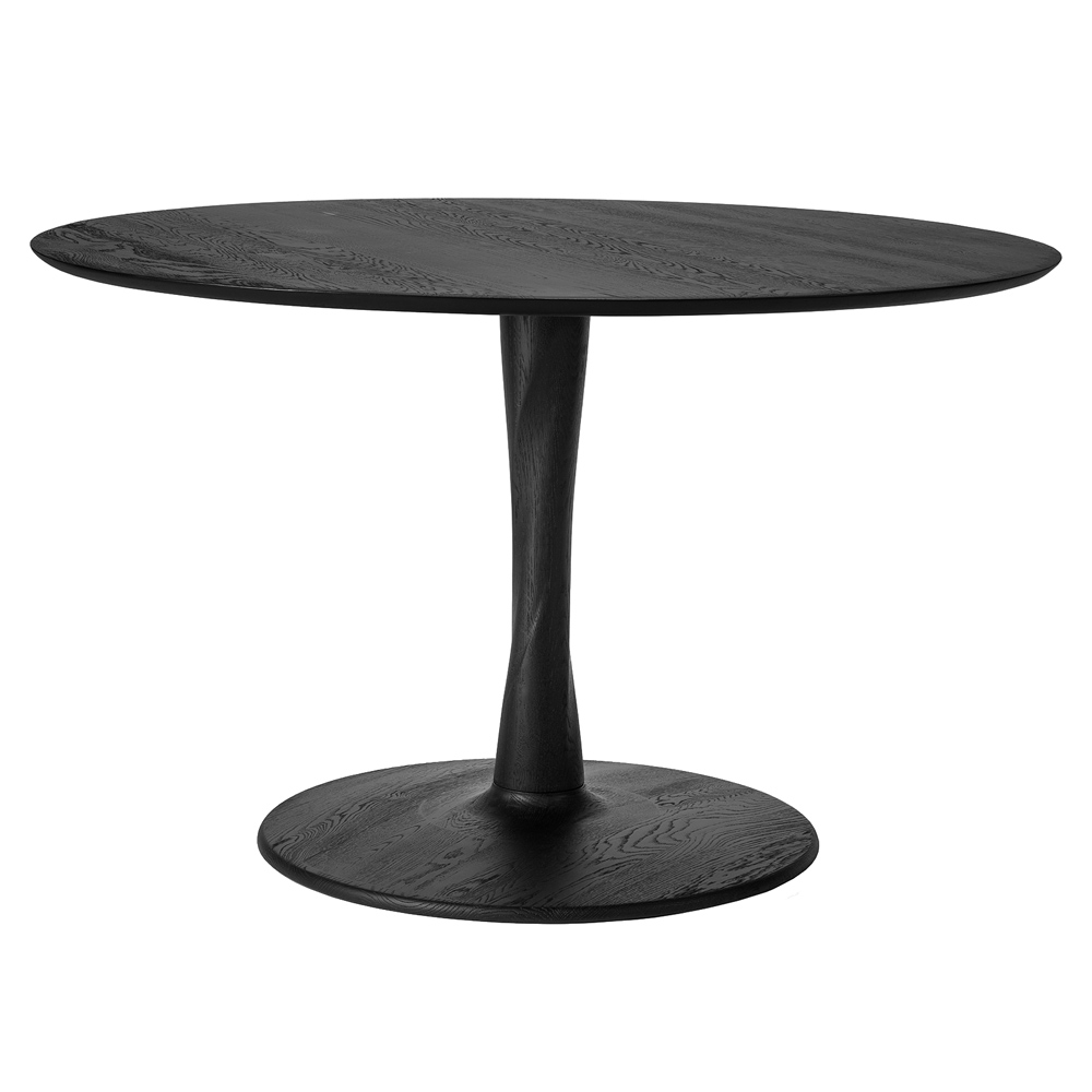 Torsion Dining Table Black Oak 01 | Rouse Home