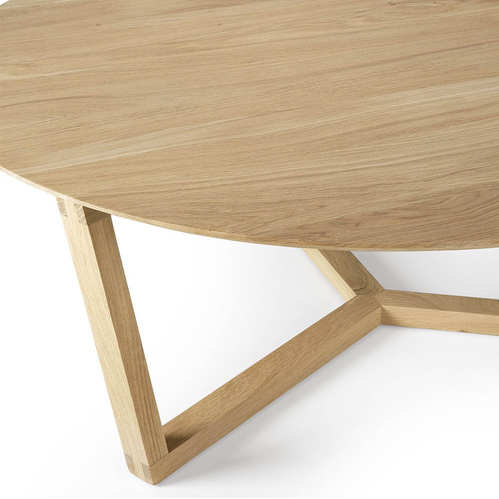 Tripod Coffee Table - Oak