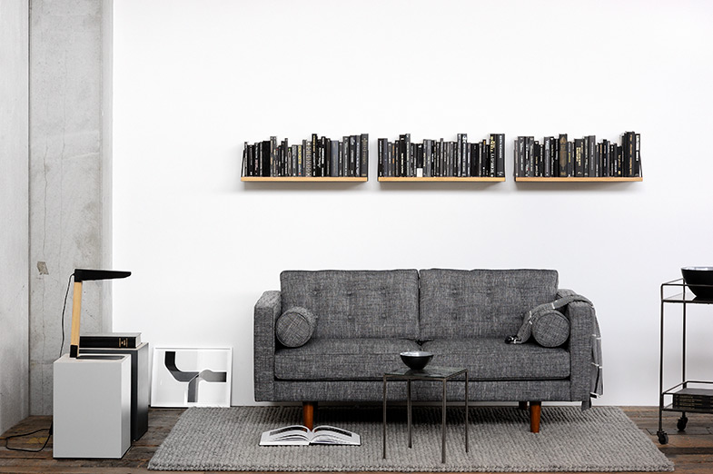 2 Seat Ash Gray Cotton Sofa| Rouse Home