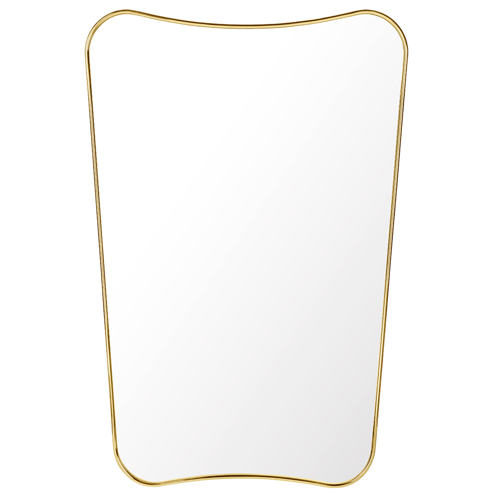 Gio Ponti F.A. 33 Rectangular Wall Mirror - Gold Brass