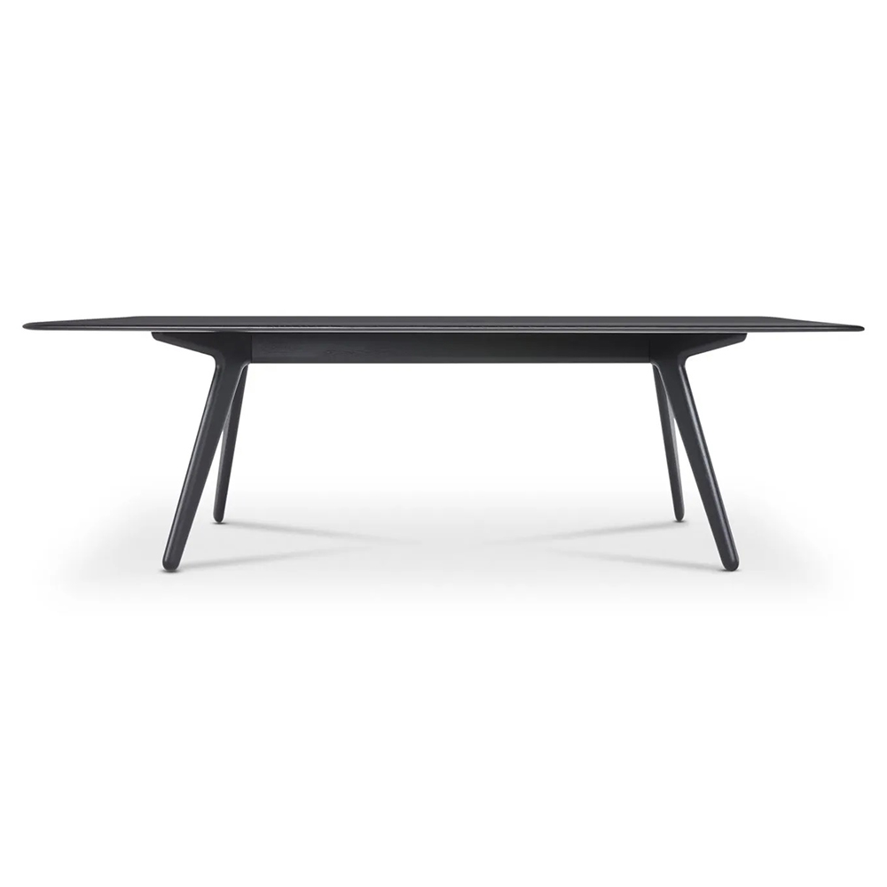 Slab Dining Table - Black Oak