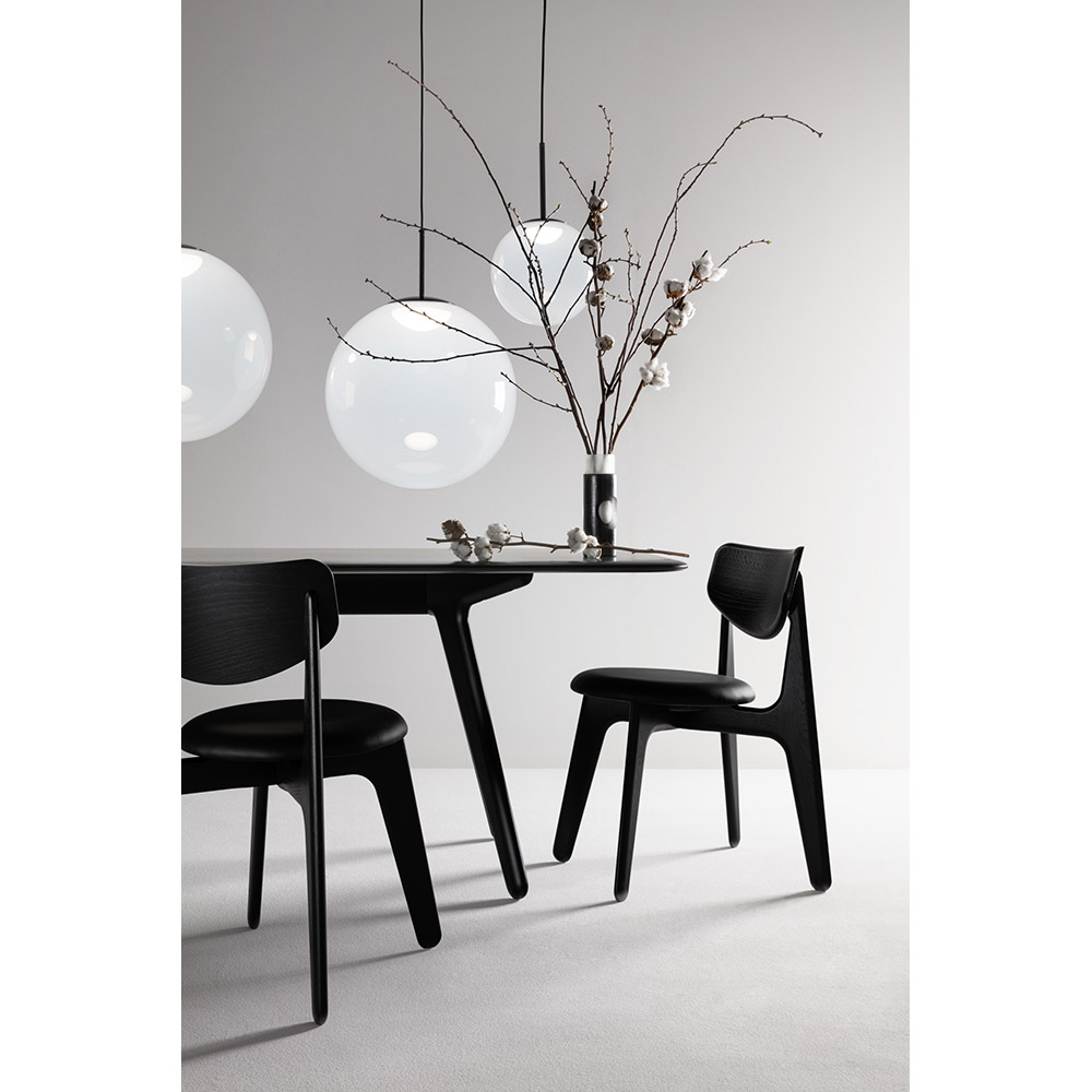 Slab Dining Table - Black Oak