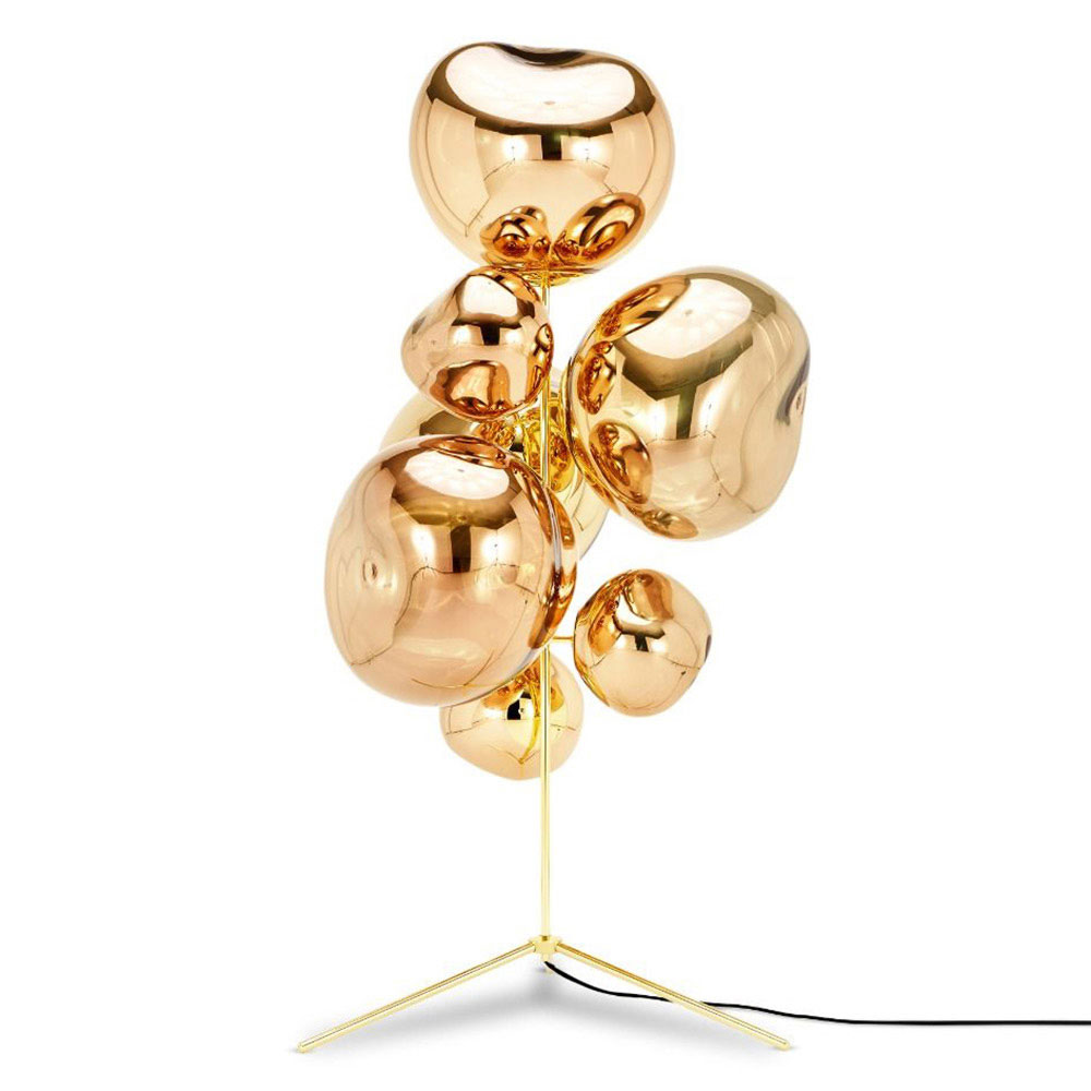 Melt Floor Chandelier Gold 2 | Rouse Home