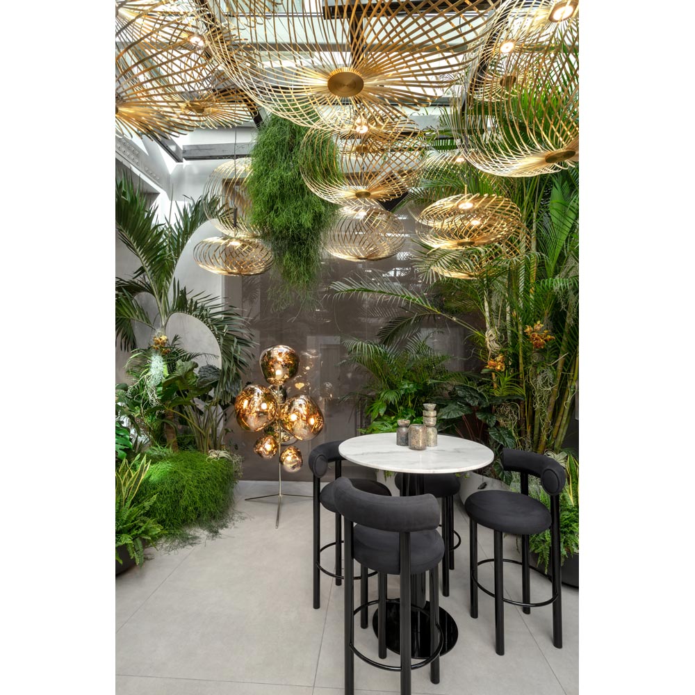 Melt Floor Chandelier Gold 8 | Rouse Home