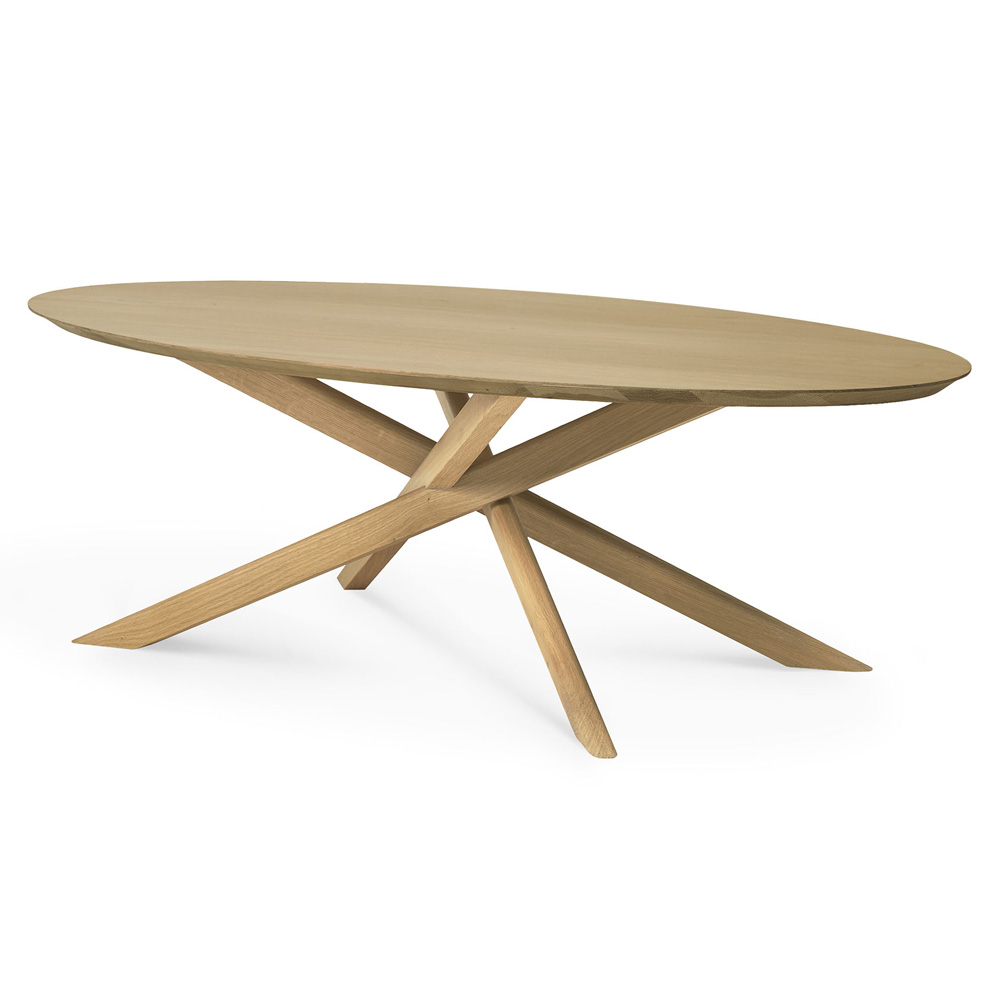 Mikado Oval Coffee Table - Oak