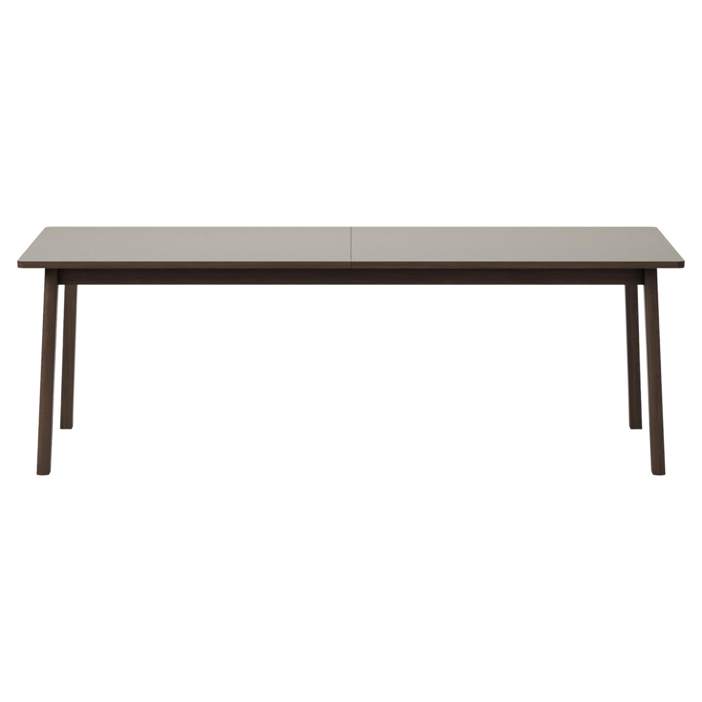 Ana Extendable Dining Table - Almond Laminate Top, Oak