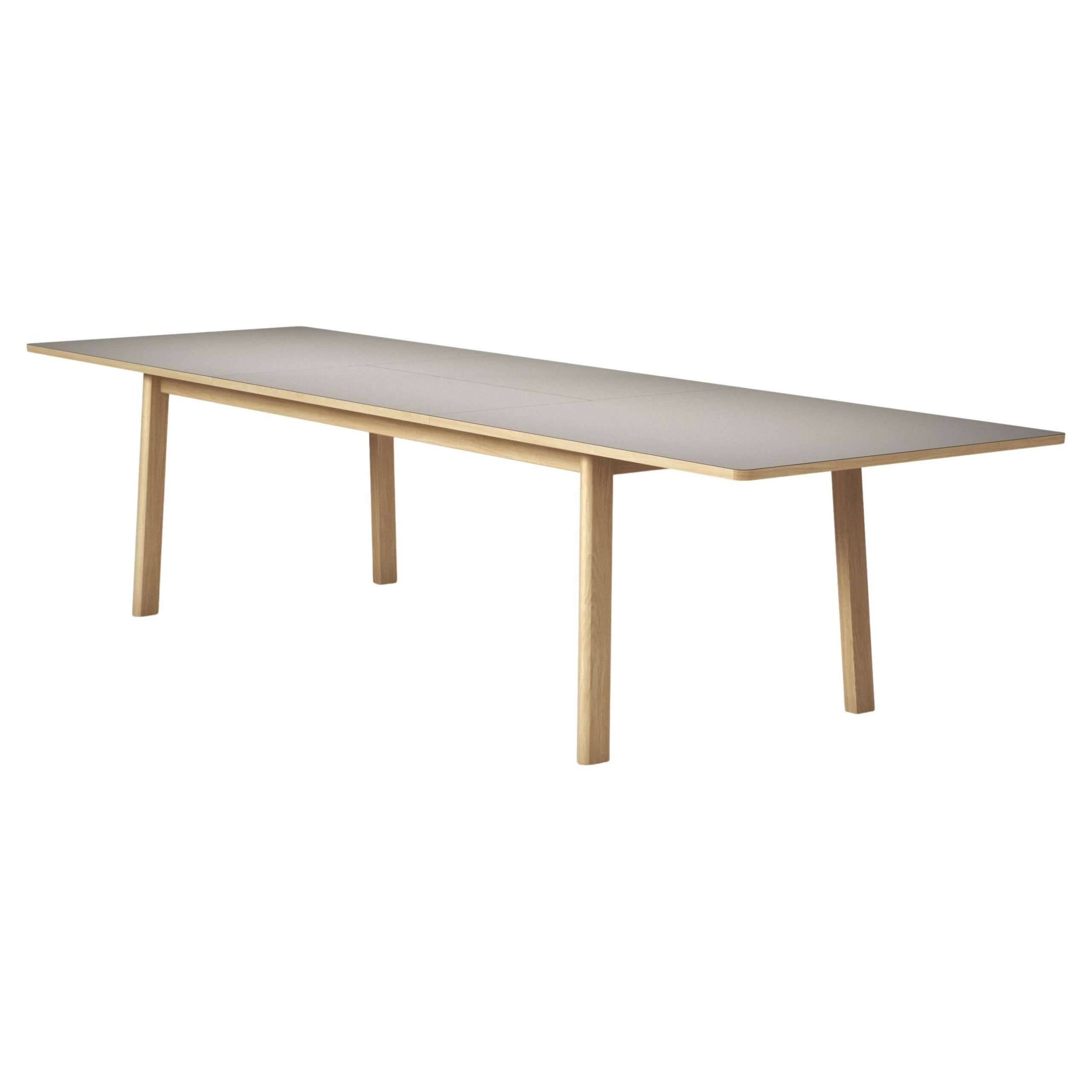 Ana Extendable Dining Table - Almond Laminate Top, Oak