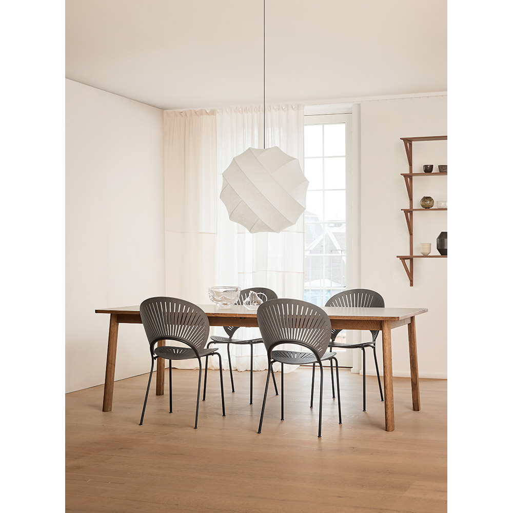 Ana Extendable Dining Table - Almond Laminate Top, Oak