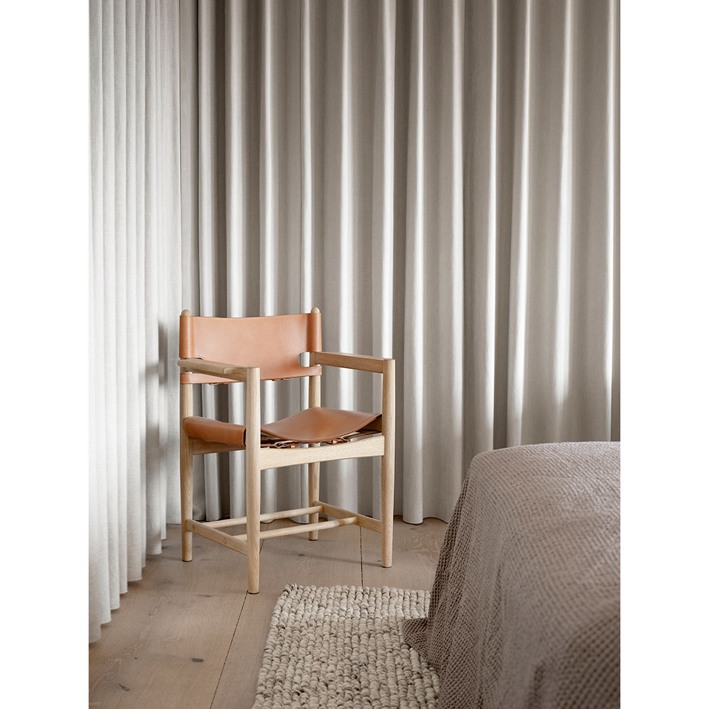 The Spanish Armchair - Black Leather