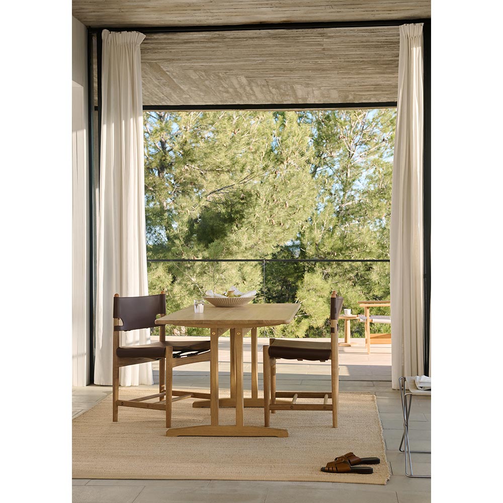 The Spanish Dining Chair - Black Leather