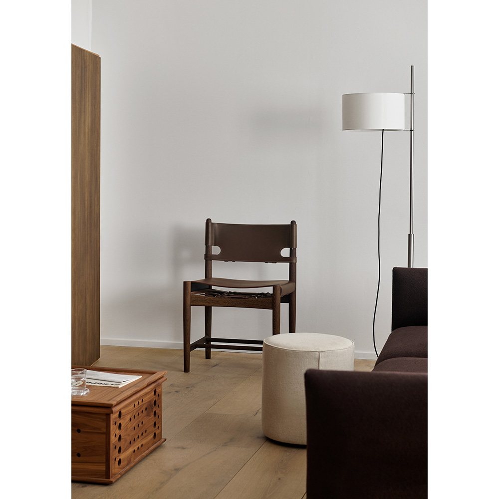 The Spanish Dining Chair - Black Leather