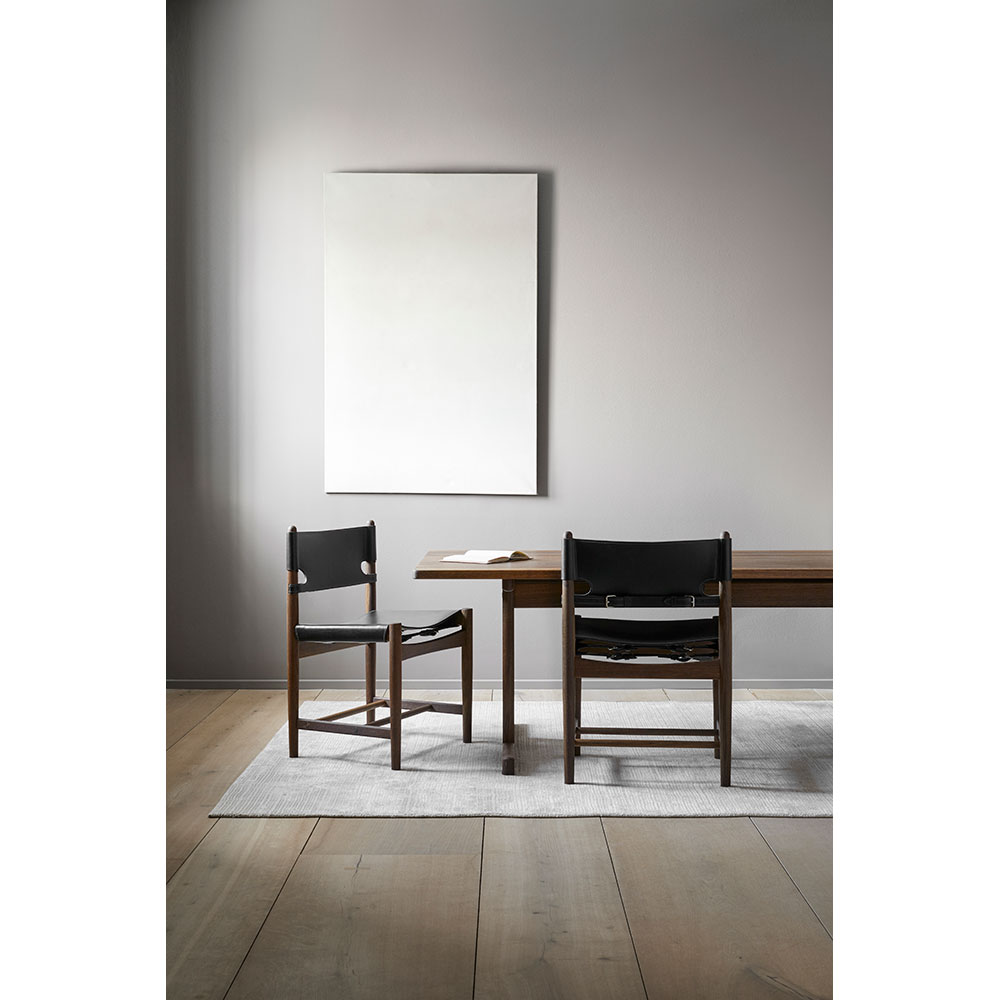 The Spanish Dining Chair - Cognac Saddle Leather, Oak Oiled