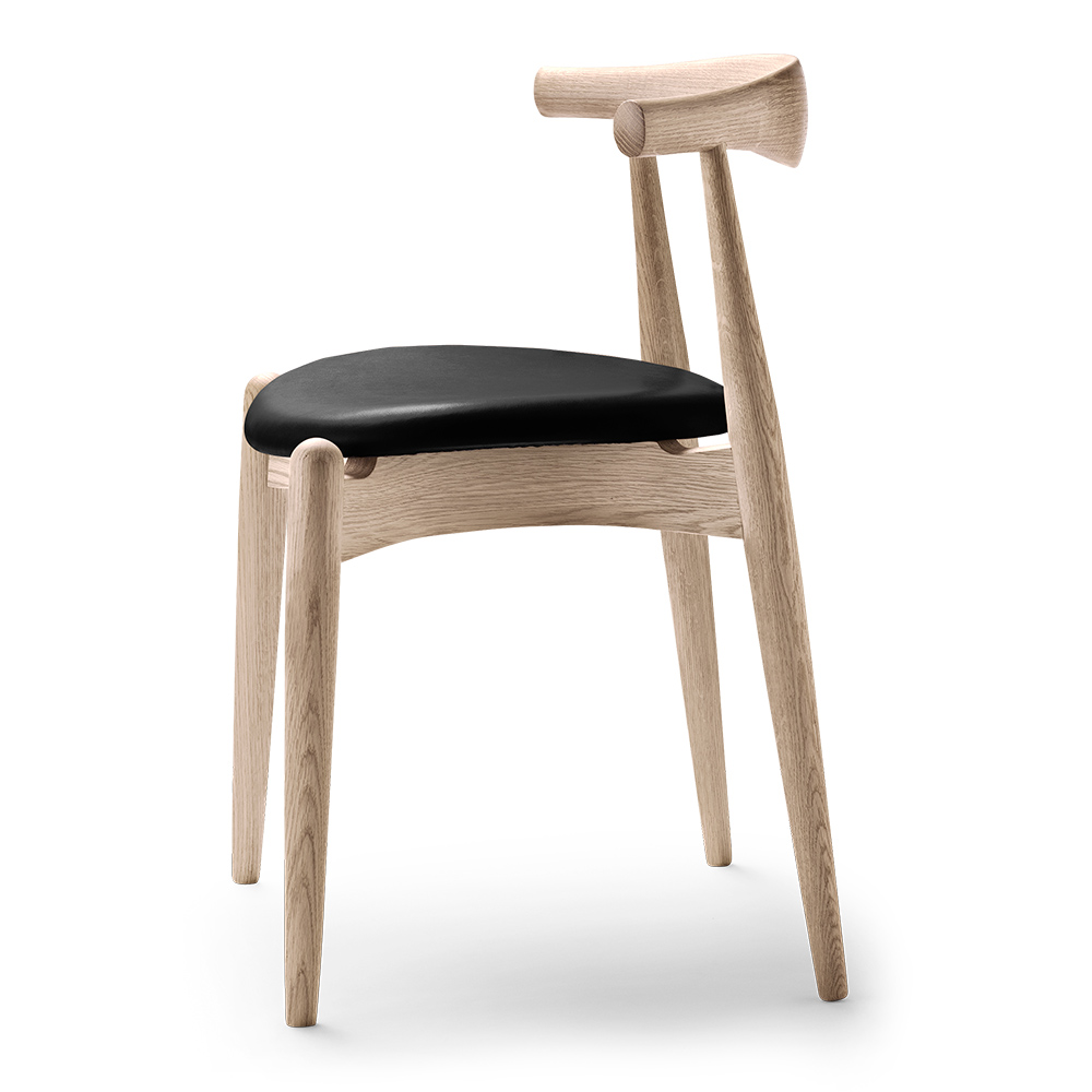 Ch20 Elbow Dining Chair Leather Thor 301 Oak Soap 2 | Rouse Home