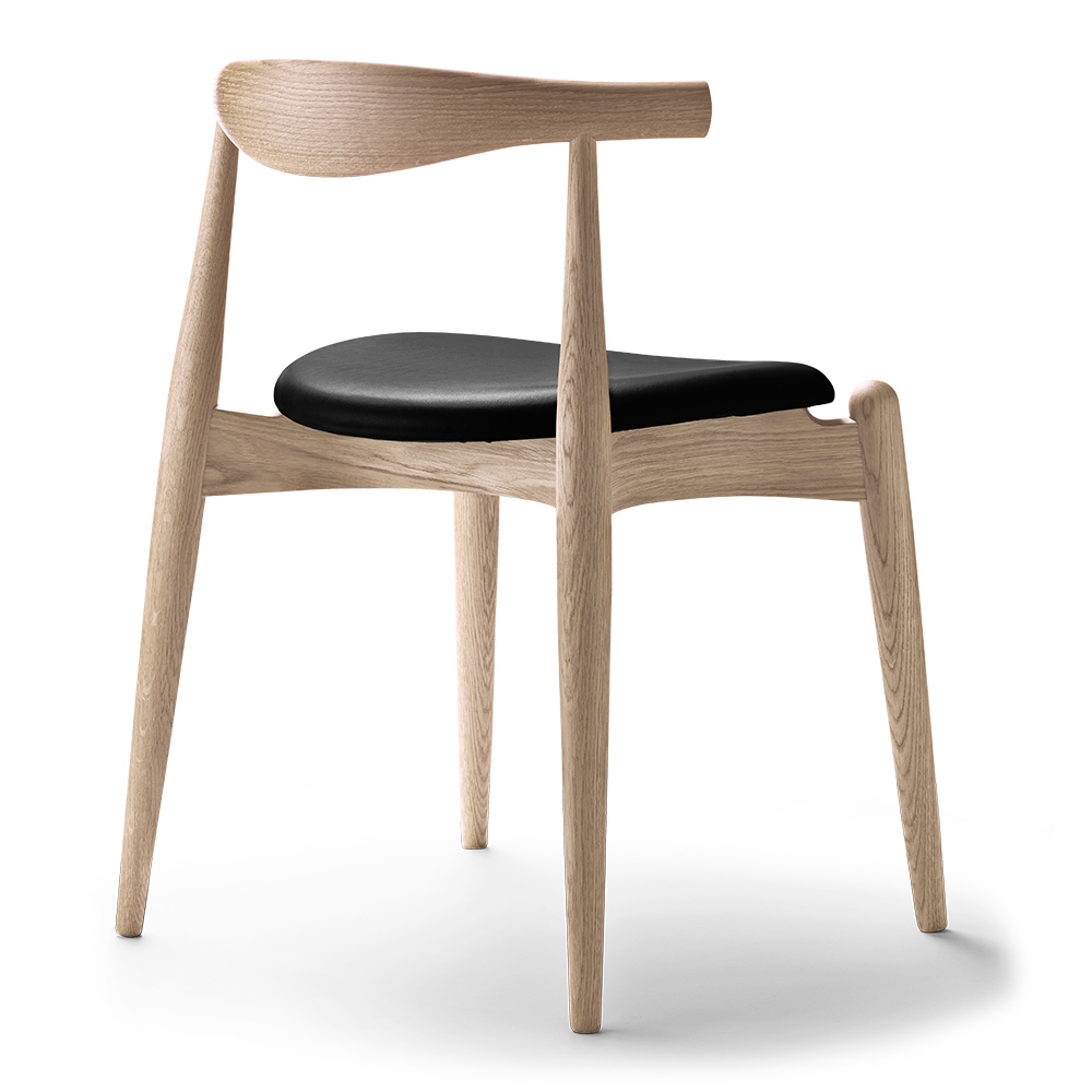 Ch20 Elbow Dining Chair Leather Thor 301 Oak Soap 3 | Rouse Home