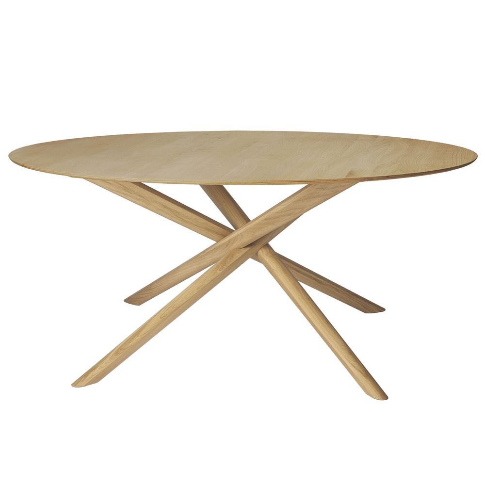 Mikado Round Dining Table - Oak