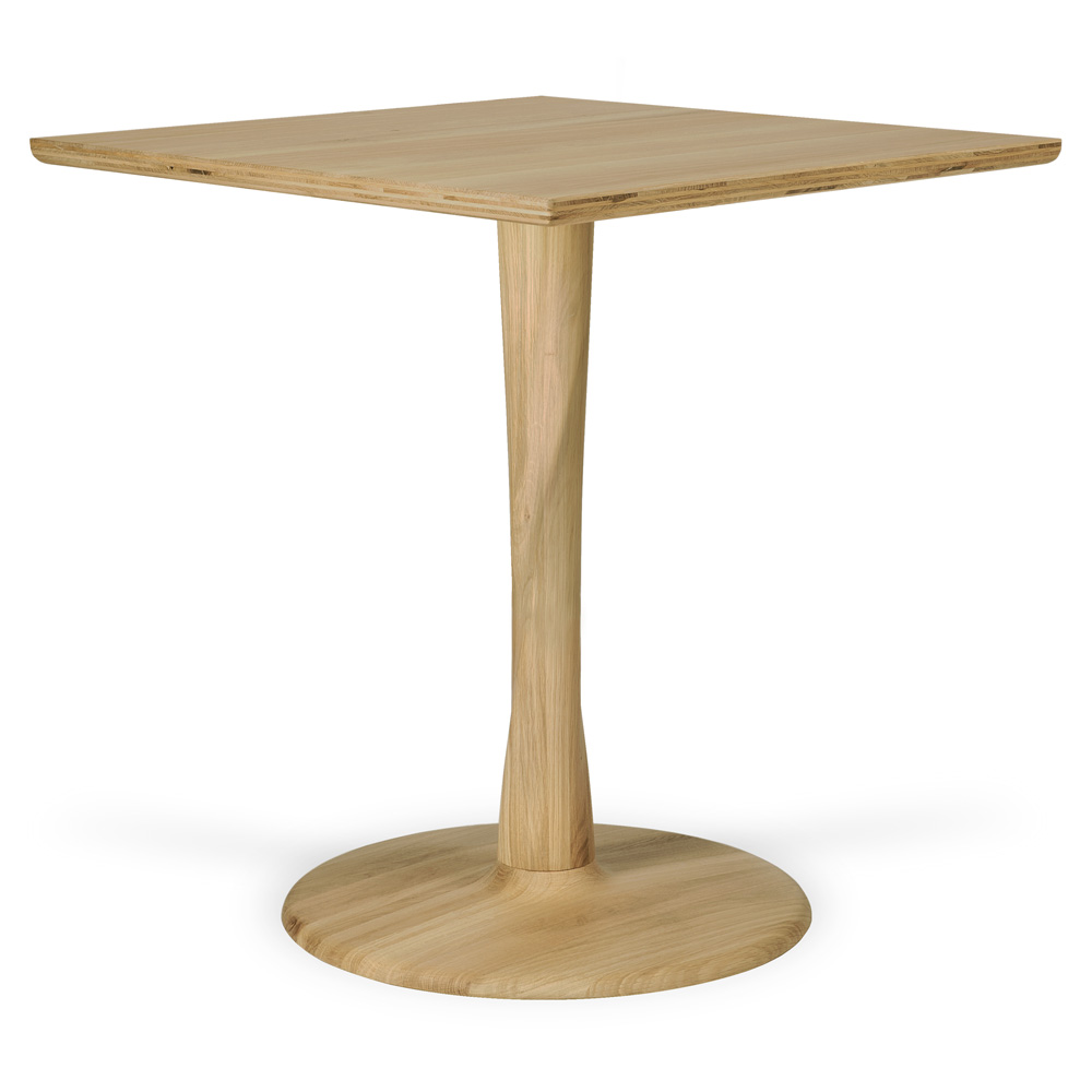 Torsion Square Dining Table Oak 2 | Rouse Home