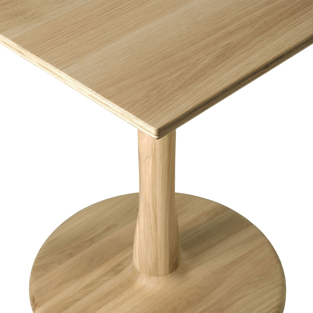 Torsion Square Dining Table Oak 3 | Rouse Home