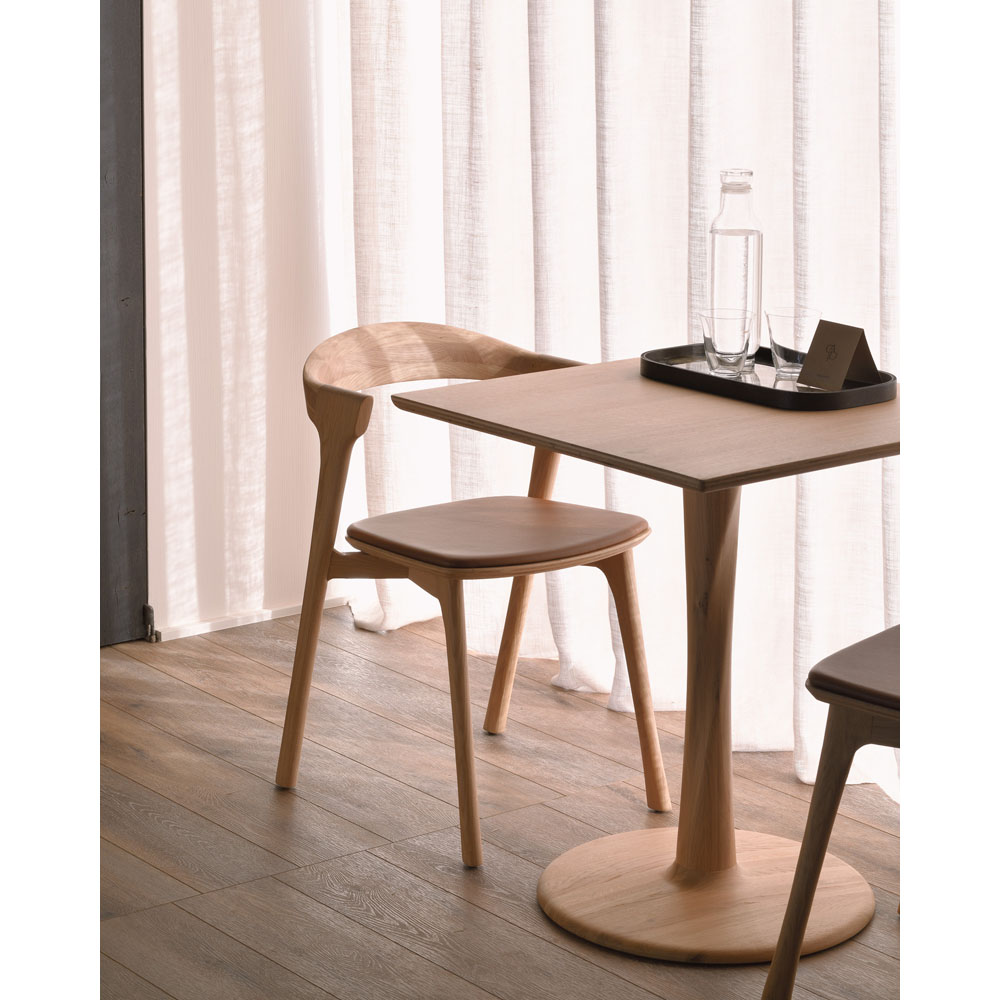 Torsion Square Dining Table Oak 4 | Rouse Home