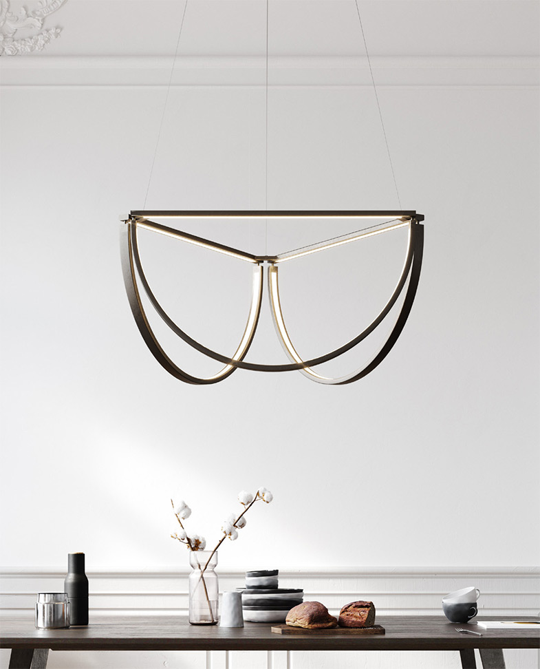 Alex Allen Studio Chord Cluster Chandelier | Rouse Home