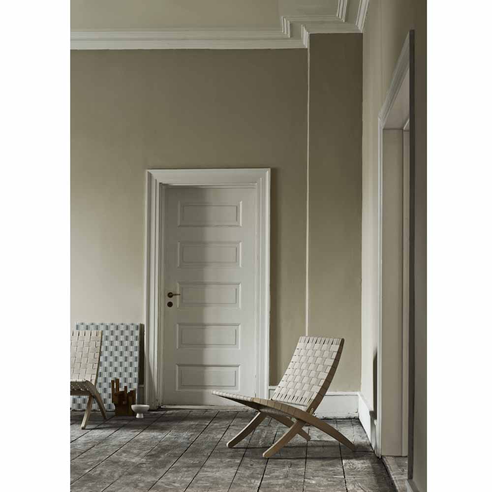 MG501 Cuba Chair - Black Cotton Webbing, Oak Black Painted