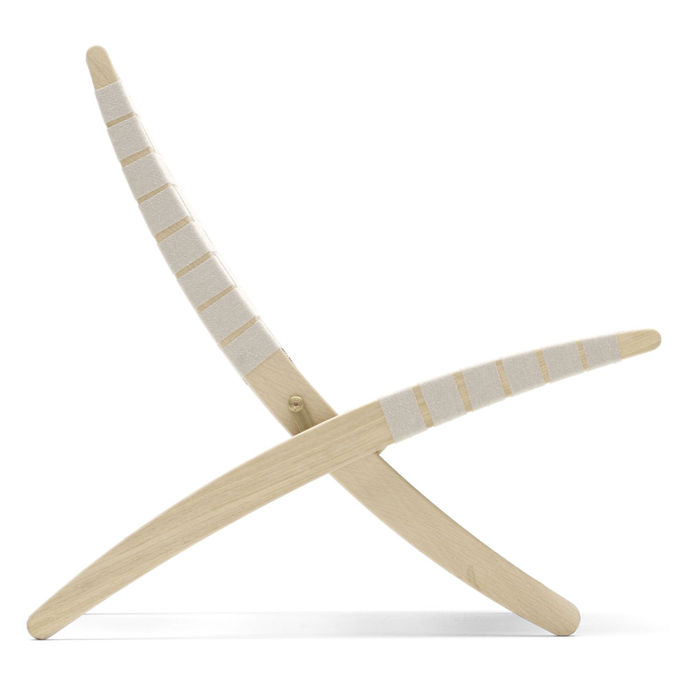 MG501 Cuba Chair - Natural Cotton Webbing, Oak Soap