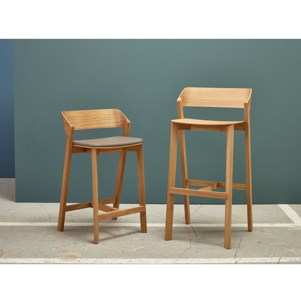 Merano Counter Stool - Wood
