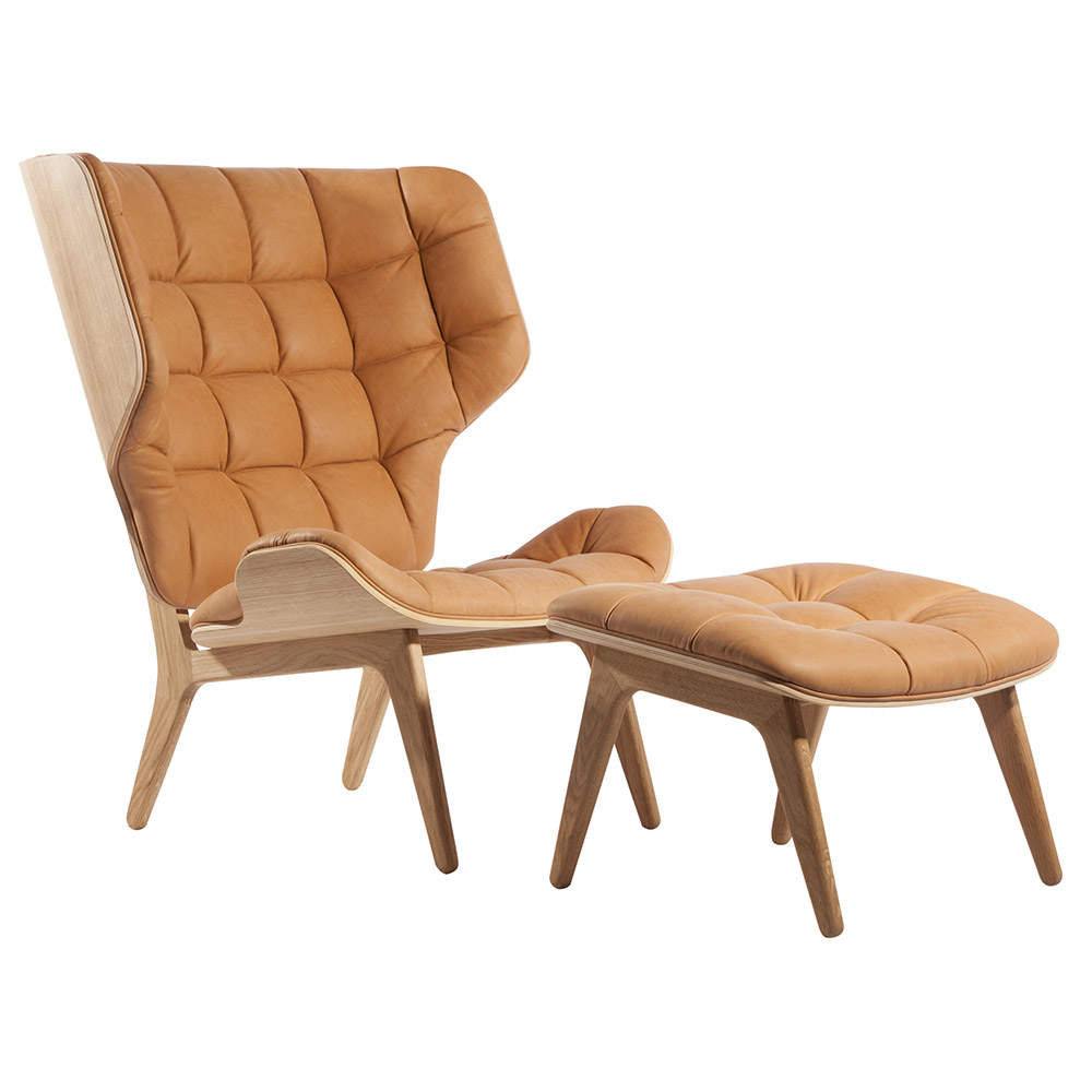 Mammoth Ottoman Dunes Cognac Natural Frame 2 | Rouse Home