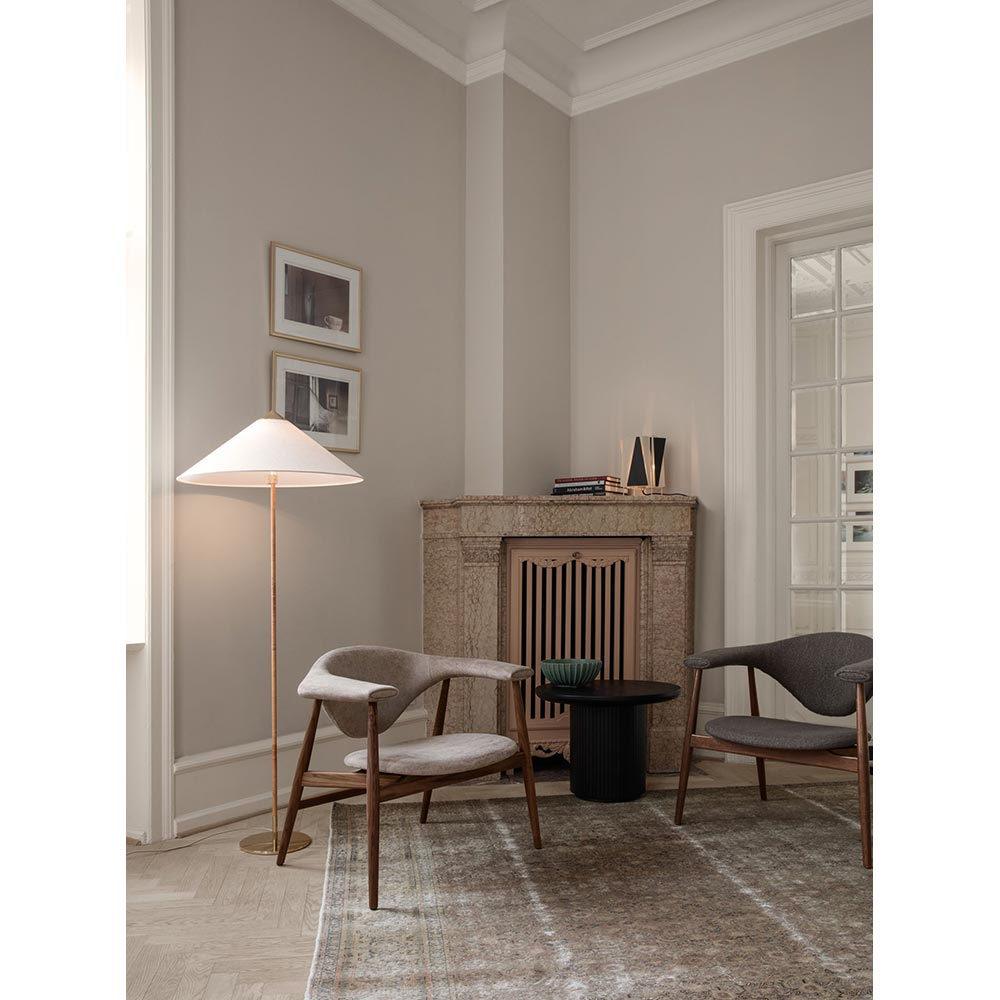 Masculo Fully Upholstered Lounge Chair - Wood Base | Rouse Home