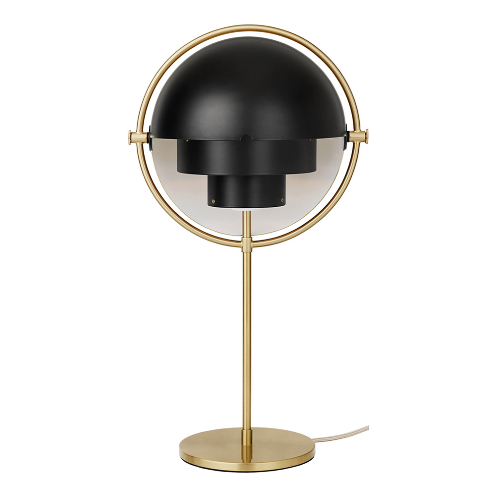 Multi-Lite Table Lamp - Black, Brass