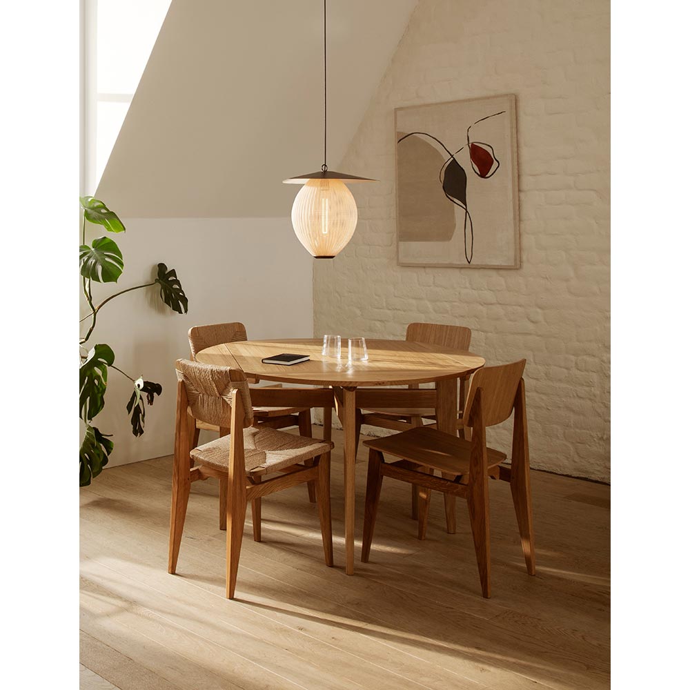 B-Table Pivoting Extendable Dining Table - American Walnut