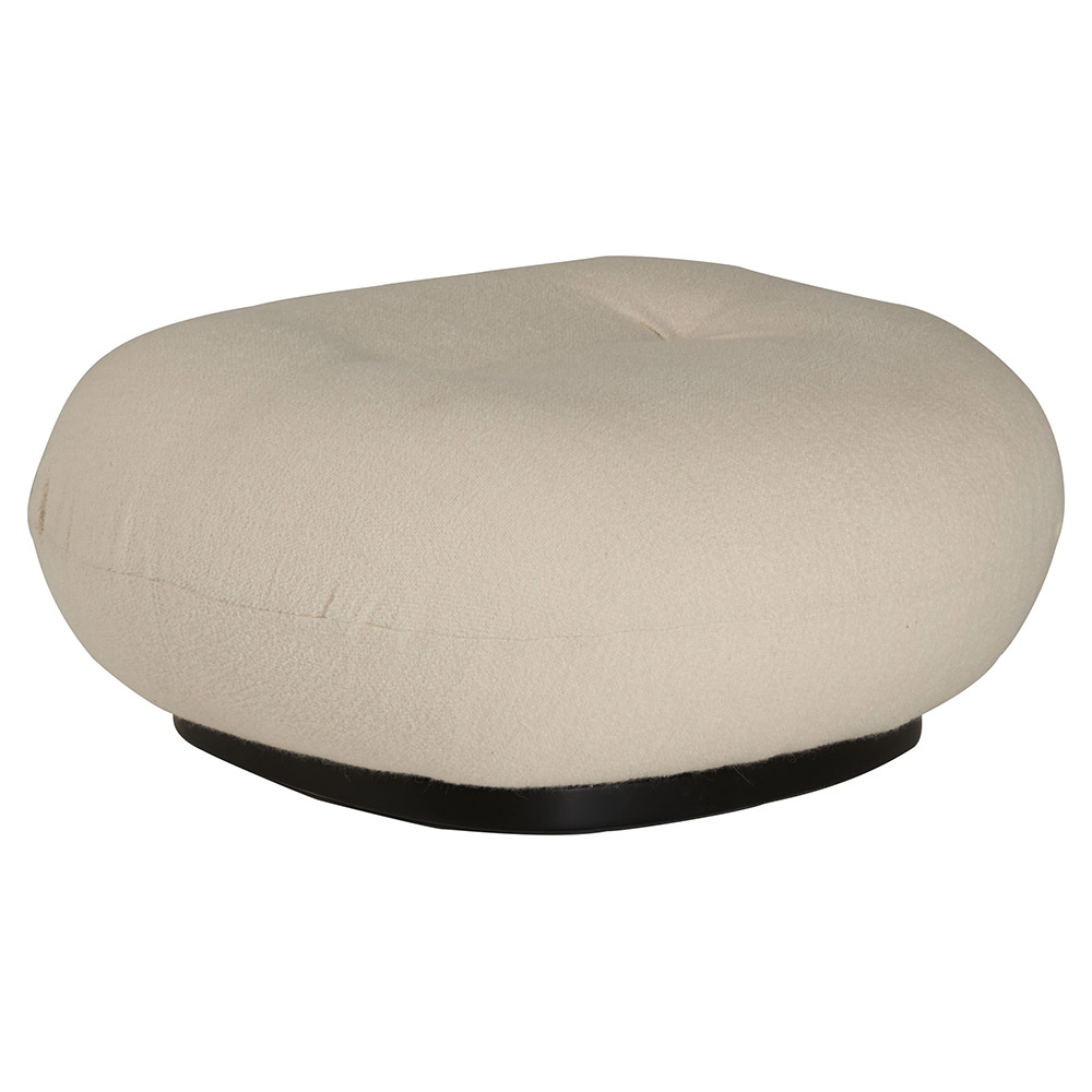 Pacha Fully Upholstered Ottoman - Fixed Base