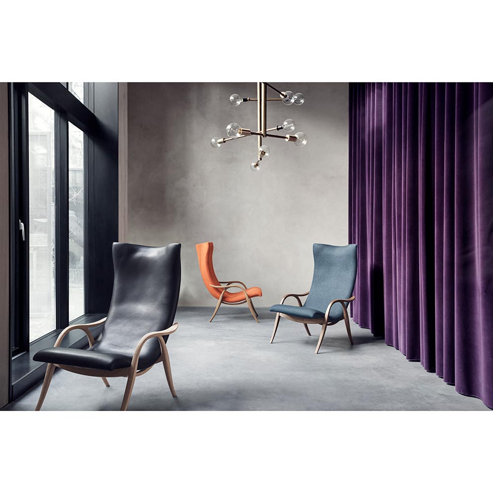 FH429 Signature Lounge Chair - Leather Sif 98, Oak Oil | Rouse Home