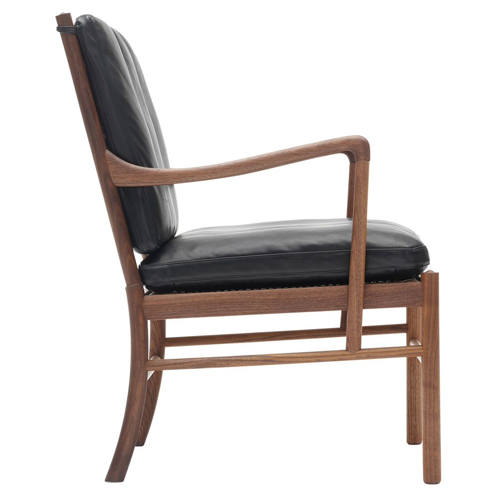 OW149 Lounge Colonial Chair - Leather Thor 301, Walnut Oil