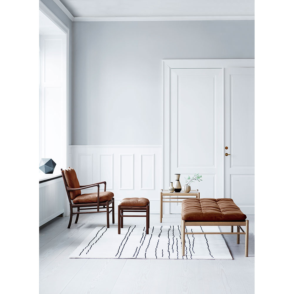 OW149 Lounge Colonial Chair - Leather Thor 301, Walnut Oil