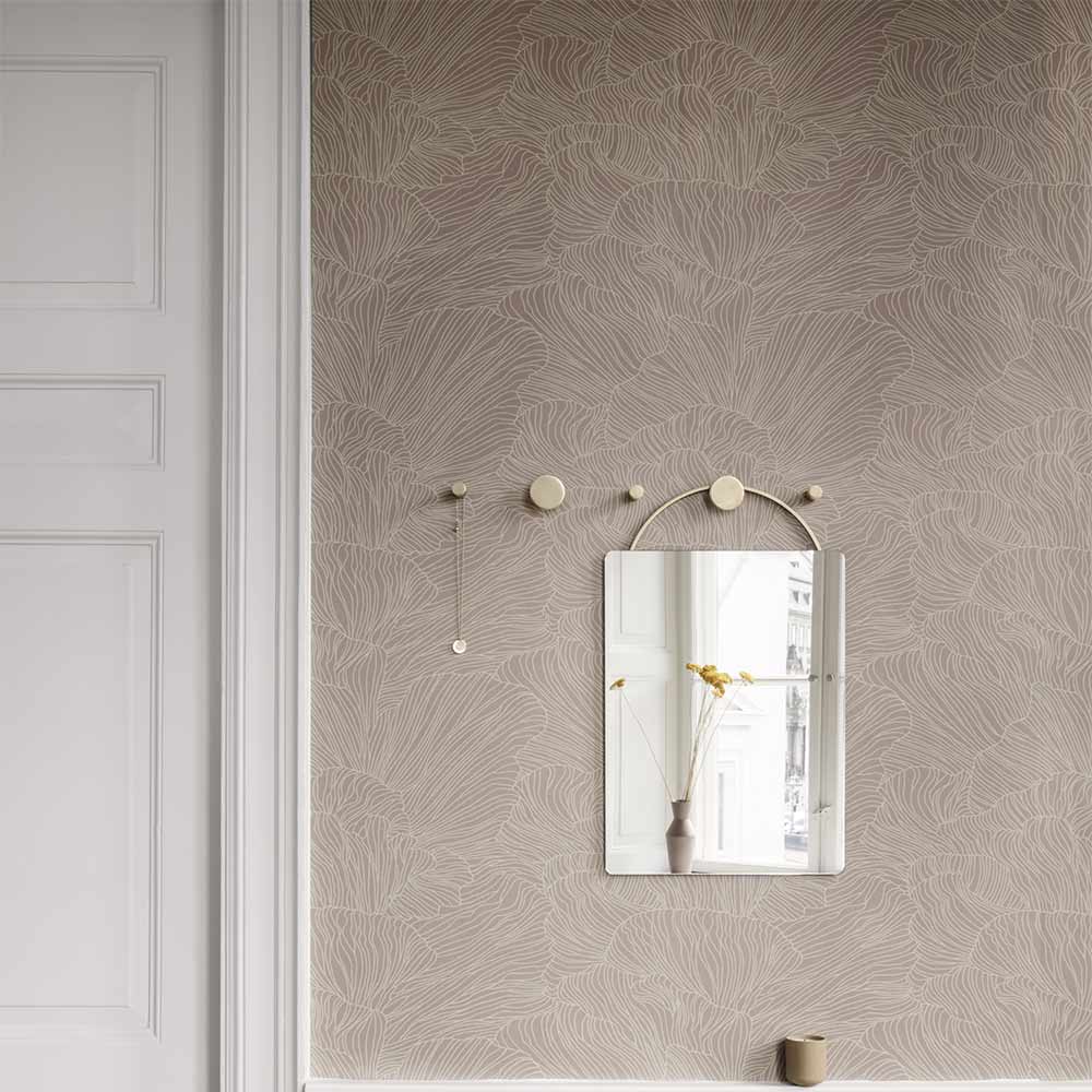 Coral Wallpaper - Beige | Rouse Home
