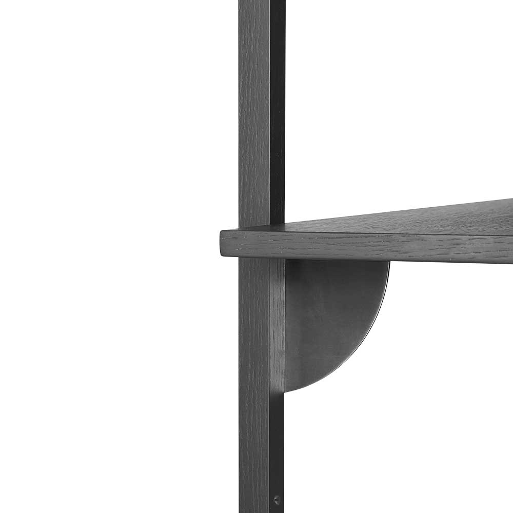 Sector Single Wide - Black Ash, Black Brass | Rouse Home