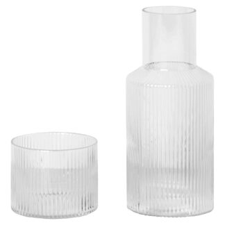 Small-Ripple-Carafe-Set-Clear