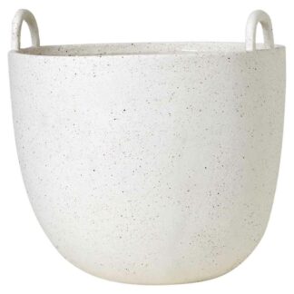 Speckle Large Pot - Off-White