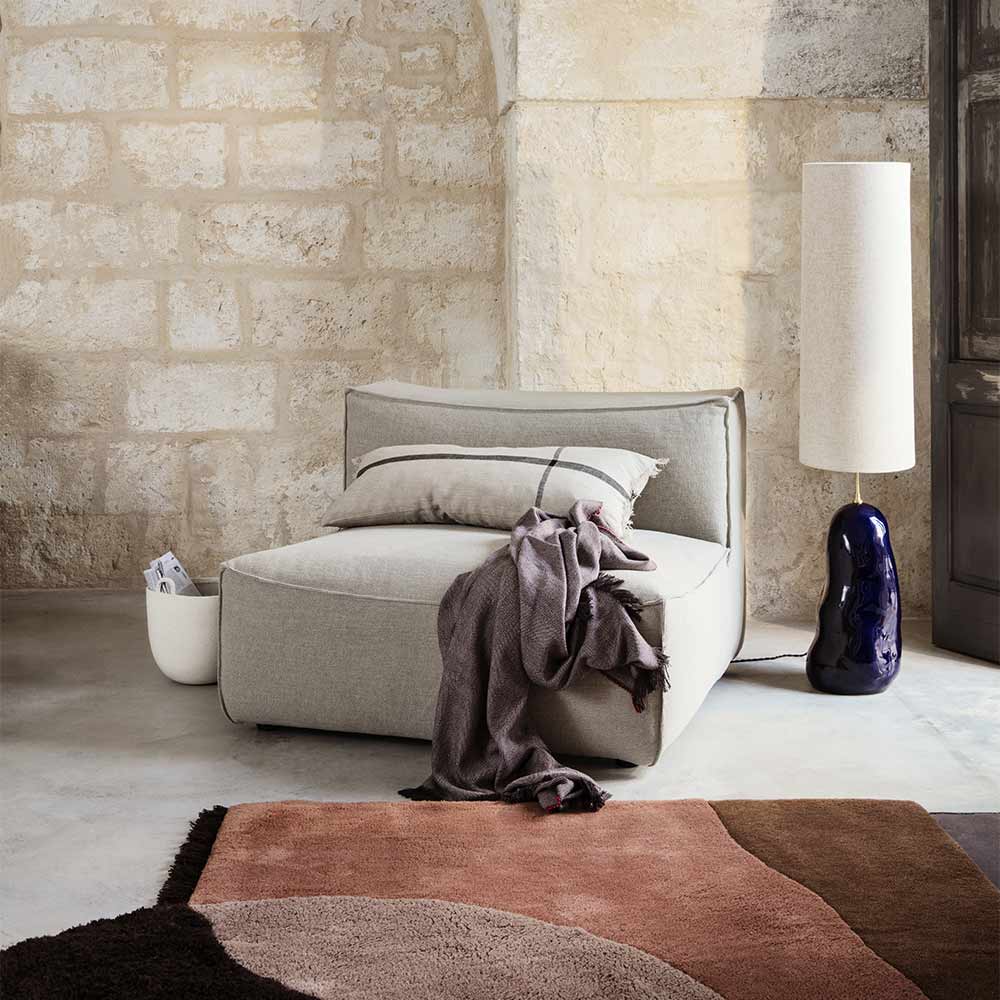 View Tufted Rug - Red Brown | Rouse Home