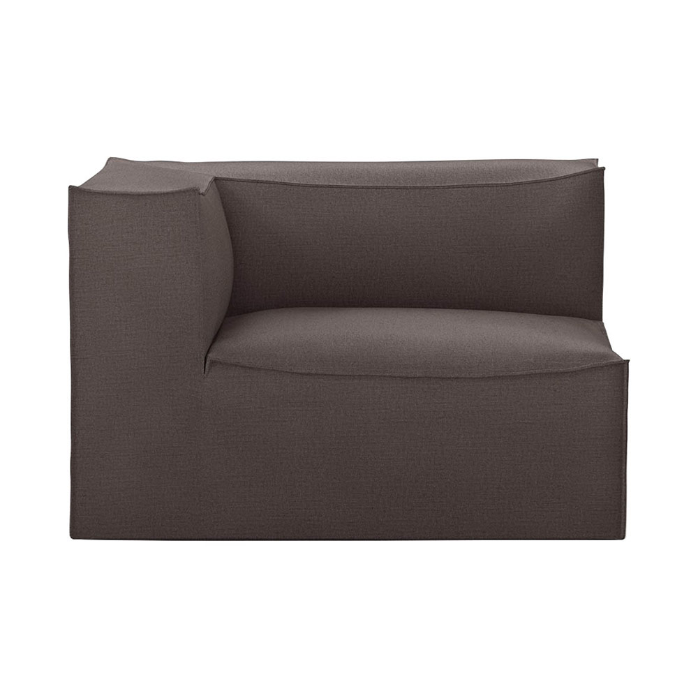 Catena Modular Sofa - Armrest Left, Hot Madison Brown | Rouse Home