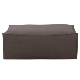 Catena Rectangular Pouf - Hot Madison Brown