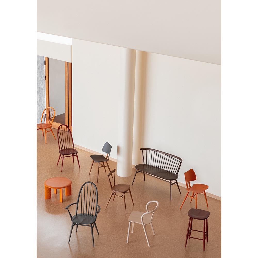 Utility Dining Chair - Vintage Red