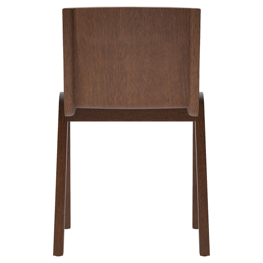 Ready Front Upholstered Dining Chair - Red Stained Oak