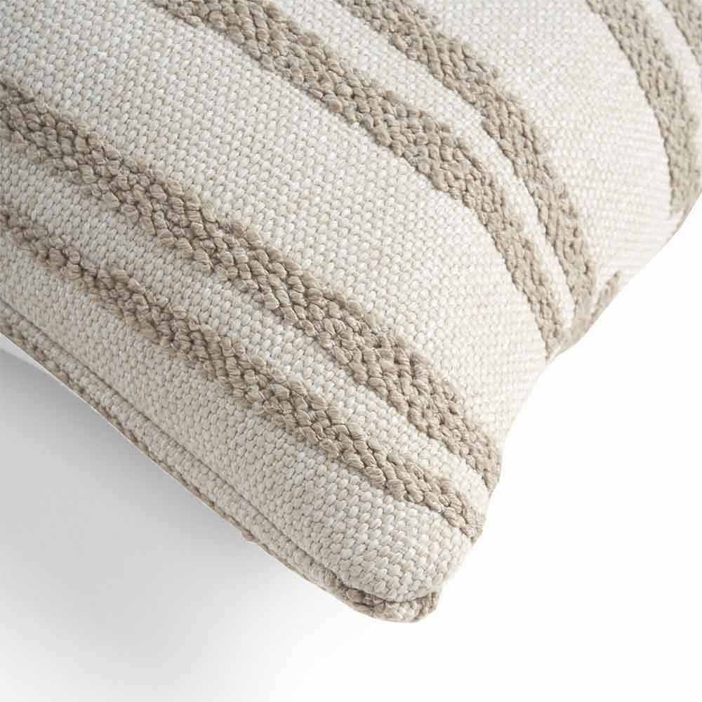 White Stripes Outdoor Cushion - Lumbar, Set of 2