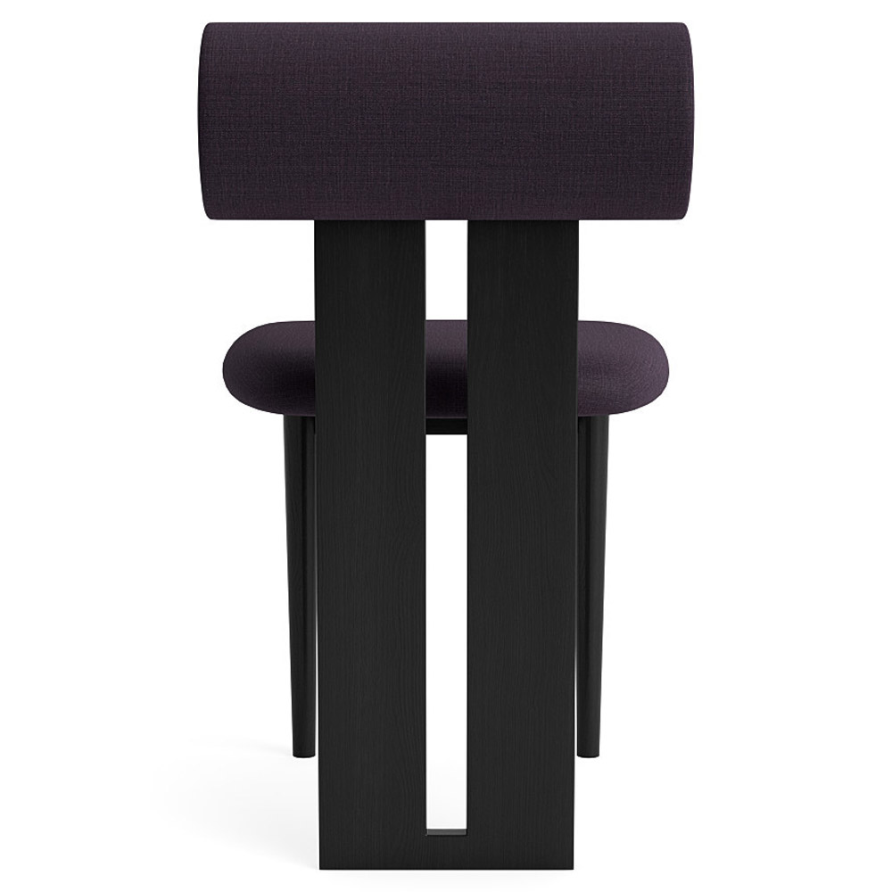 Hippo Dining Chair Black Oak Canvas 694 3 | Rouse Home